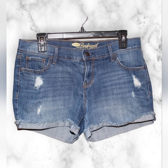 OLD Navy Boyfriend Denim Shorts - Picture 1 of 5